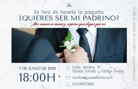 Edita una tarjeta de Padrino