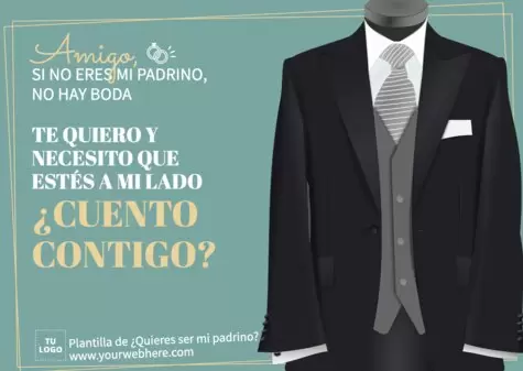 Edita una tarjeta de Padrino