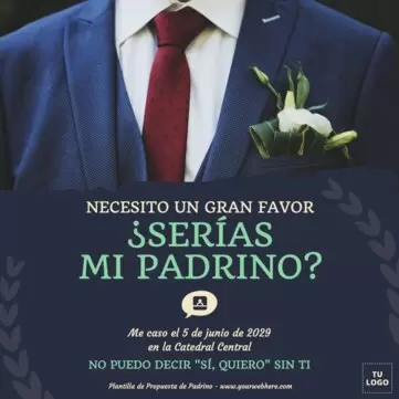 Edita una tarjeta de Padrino