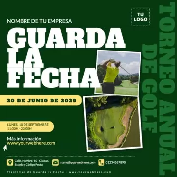 Edita un diseño sobre golf