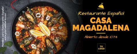 Edita un menú español