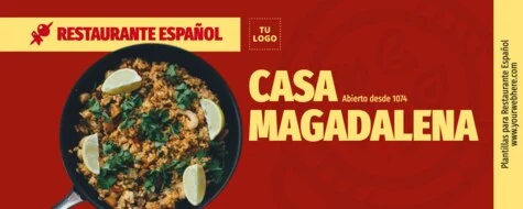 Edita un menú español