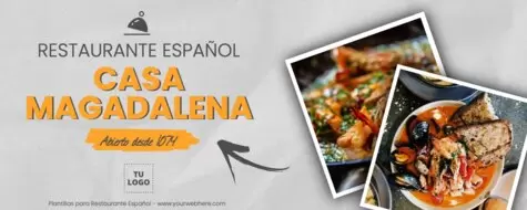 Edita un menú español