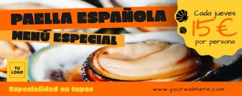 Edita un menú español