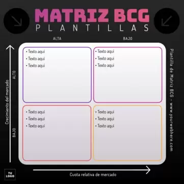 Edita una Matriz del BCG