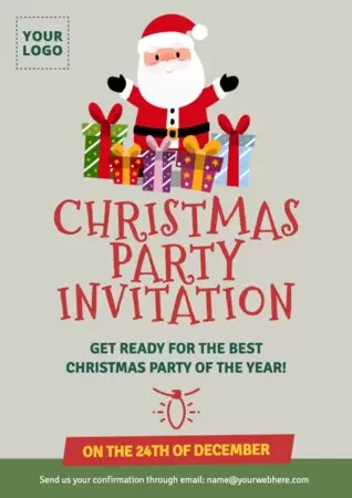 Editar um convite de Natal