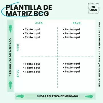 Edita una Matriz del BCG