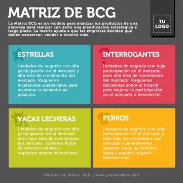 Edita una Matriz del BCG