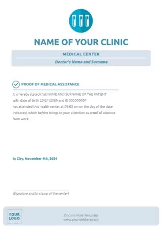 Edit a Clinic card