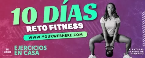 Edita un cartel de Fitness