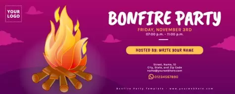 Edit a Bonfire invitation template