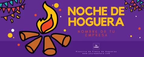 Edita un banner de Bonfire Fire