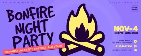 Edit a Bonfire invitation template