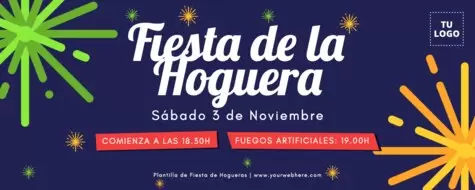 Edita un banner de Bonfire Fire