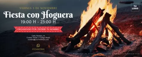 Edita un banner de Bonfire Fire