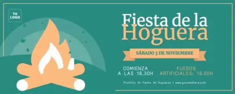 Edita un banner de Bonfire Fire