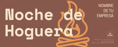 Edita un banner de Bonfire Fire