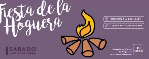 Edita un banner de Bonfire Fire