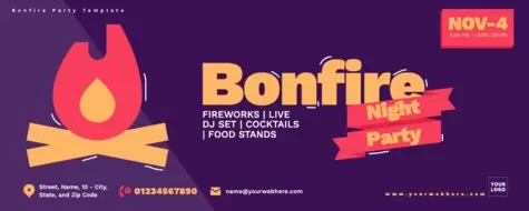 Edit a Bonfire invitation template