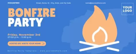 Edit a Bonfire invitation template