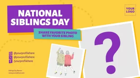 Edit a Siblings Day template