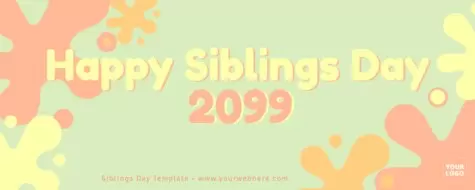 Edit a Siblings Day template