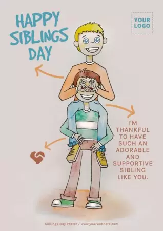 Edit a Siblings Day template