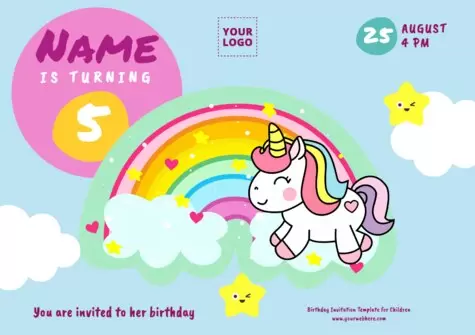 Edit a Birthday invitation