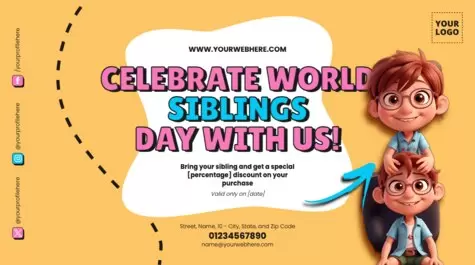 Edit a Siblings Day template