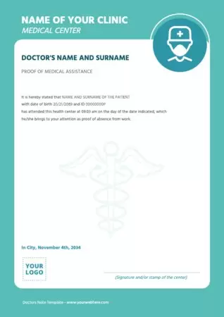 Edit a Doctor's Note