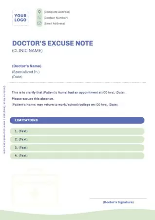 Edit a Doctor's Note