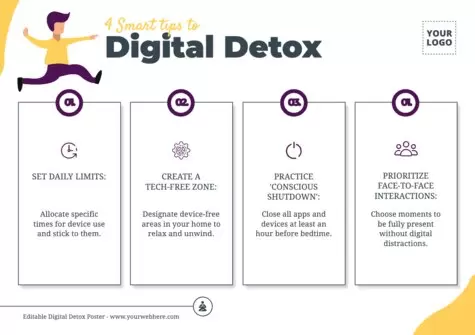 Edit a Screen Detox flyer