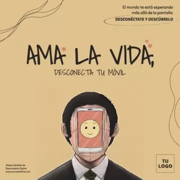 Edita un flyer de Digital Detox