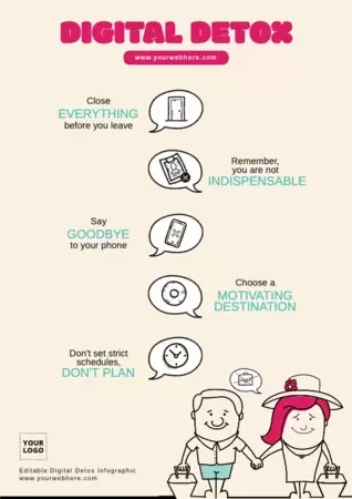 Edit a Screen Detox flyer