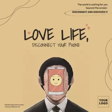 Edit a Screen Detox flyer