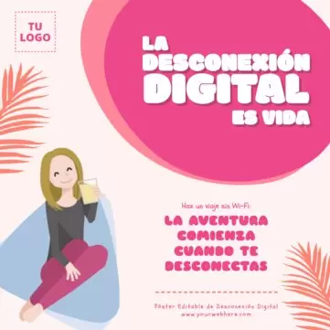 Edita un flyer de Digital Detox