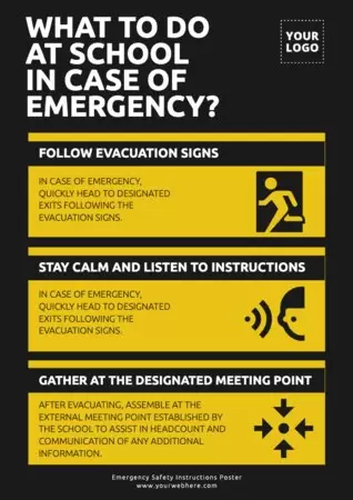 Edit an Emergency poster