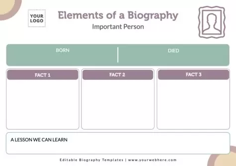 Edit a Bio template