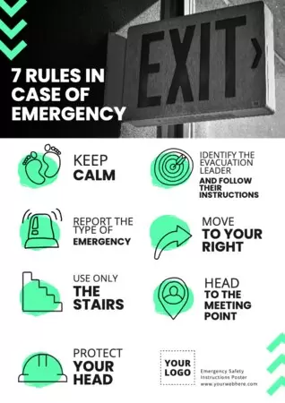 Edit an Emergency poster