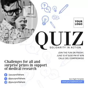 Edit a Quiz Night template