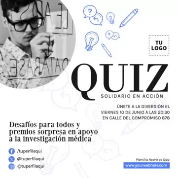 Edita un flyer de Quiz