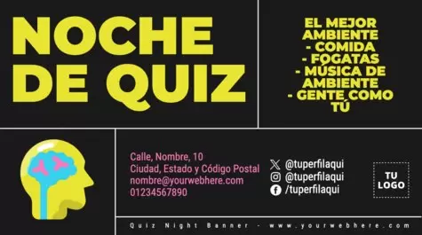 Edita un flyer de Quiz