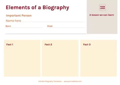 Edit a Bio template