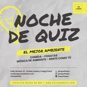 Edita un flyer de Quiz