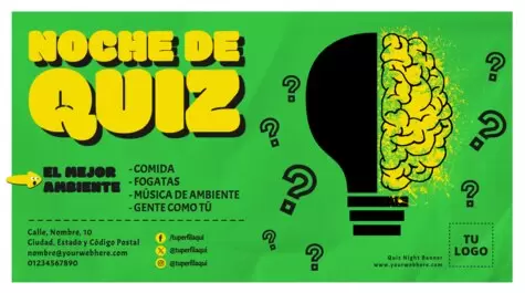 Edita un flyer de Quiz