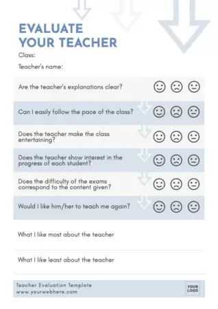 Edit a Teacher Assessment