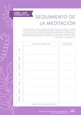 Edita un Diario de Meditación
