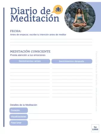 Edita un Diario de Meditación