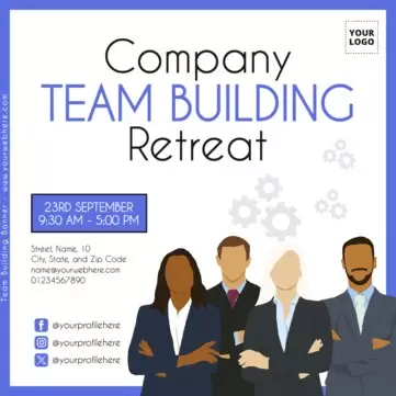 Edit a Team Building flyer