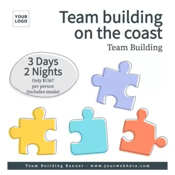Edit a Team Building flyer